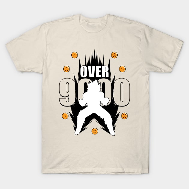 Over 9000 T-Shirt by ikaszans